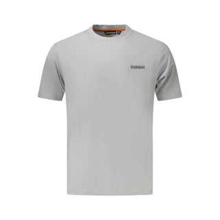 Napapijri Grigio Cotton Men T-Shirt