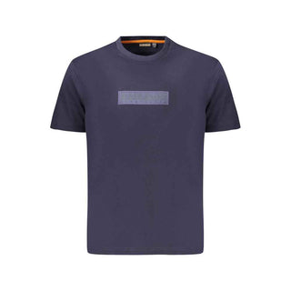 Napapijri Blue Cotton Men T-Shirt