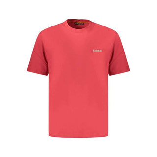 Napapijri Rosso Cotton Men Shirt