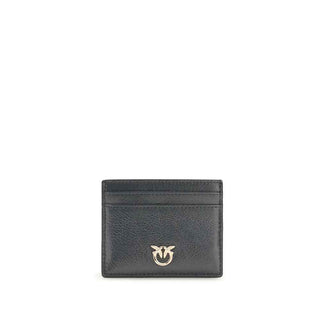 PINKO Gray Calf Leather Bos Taurus Wallet
