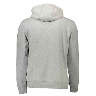 Napapijri Gray Cotton Men Sweater