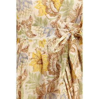 Zimmermann Bicolor Cotton Casual Dress