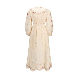 Zimmermann Beige Linen Casual Dress