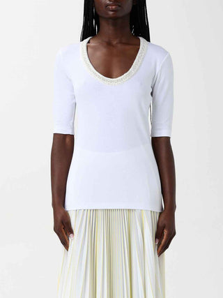 Fabiana Filippi White Cotton T-Shirt