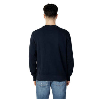 Hugo Boss Blue Cotton Sweatshirt