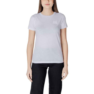 Armani Exchange White Cotton T-Shirt