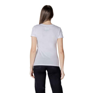 Armani Exchange White Cotton T-Shirt