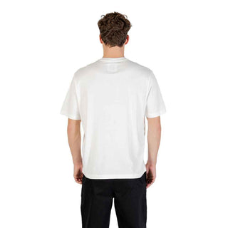 Armani Exchange Cream Cotton T-Shirt