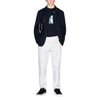 Armani Exchange Black Polyester Blazer