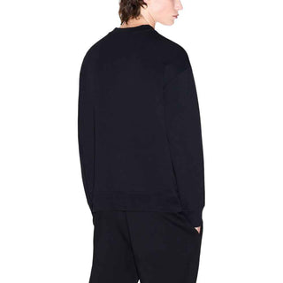 Armani Exchange Black Cotton Sweatshirt