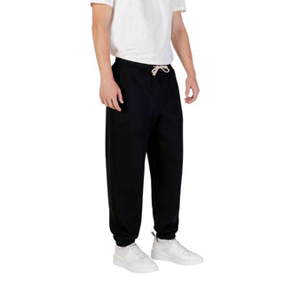Armani Exchange Black Cotton Joggers (Workout Pants)