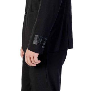 Armani Exchange Black Lyocell Blazer