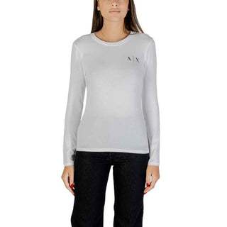 Armani Exchange White Cotton T-Shirt