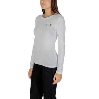 Armani Exchange White Cotton T-Shirt