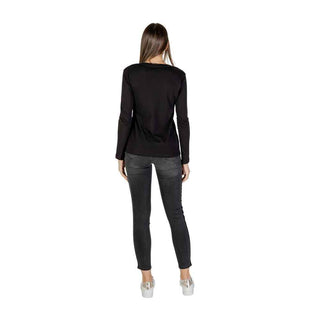 Armani Exchange Bicolor Cotton Long Sleeve T-Shirt
