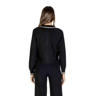Liu Jo Black And White Viscose Cardigan