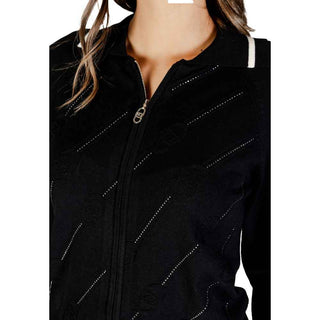 Liu Jo Black And White Viscose Cardigan