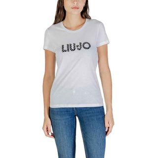 Liu Jo White Cotton T-Shirt