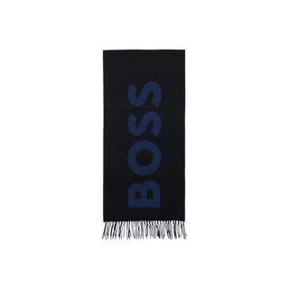 Hugo Boss Black Wool Scarf