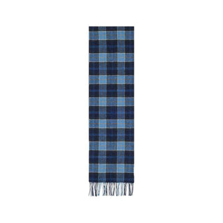 Barbour Blue Wool Scarf