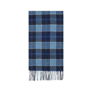 Barbour Blue Wool Scarf