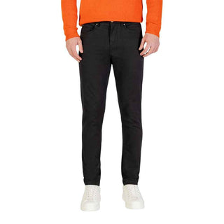 Borghese Gray Cotton Skinny Pants