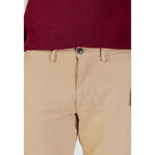 Borghese Beige Cotton Skinny Pants