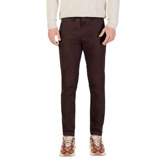 Borghese Brown Cotton Skinny Pants