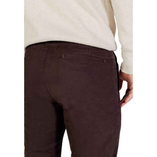 Borghese Brown Cotton Skinny Pants