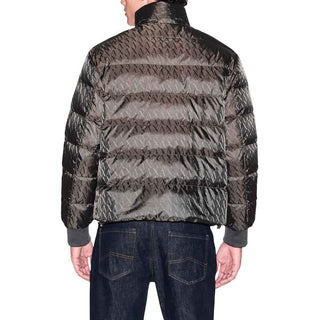 Armani Exchange Green Polyamide Coat