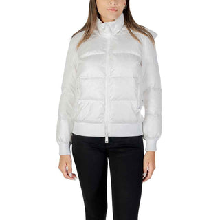 Armani Exchange White Polyamide Coat