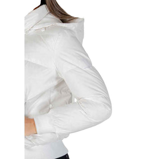 Armani Exchange White Polyamide Coat