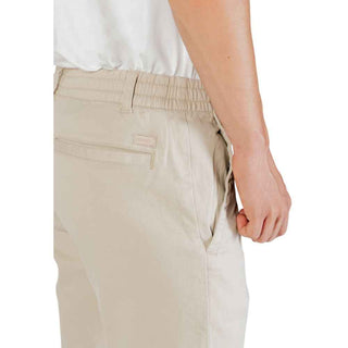 Hugo Boss Beige Polyester Casual Pants