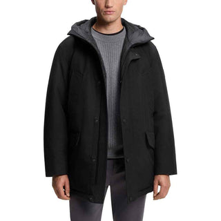 Hugo Boss Black Polyester Full-Length Jacket