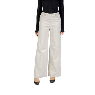 Liu Jo Beige Cotton Casual Pants