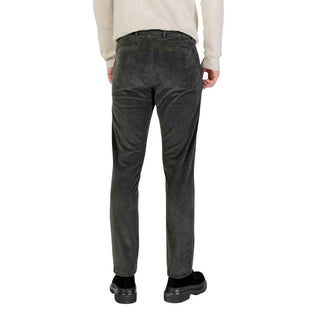 Borghese Green Cotton Casual Pants
