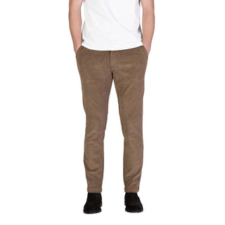Borghese Brown Cotton Casual Pants