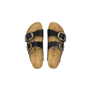 Birkenstock Black Synthetic Flat Sandals
