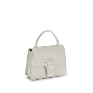 PINKO White Goatskin Handbag