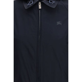 Burberry Blue Polyamide Full-Length Jacket