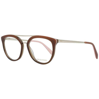 Emilio Pucci Brown Metal & Plastic Glasses (Frames)