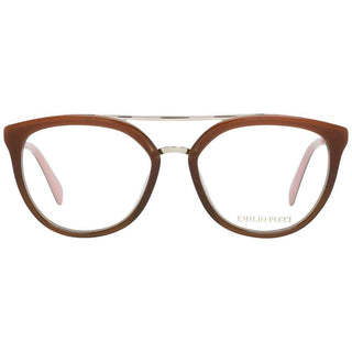 Emilio Pucci Brown Metal & Plastic Glasses (Frames)