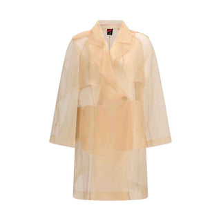 PINKO Multicolor Silk Trench Coat