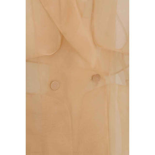 PINKO Multicolor Silk Trench Coat