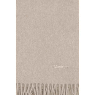 Max Mara Beige Cashmere Scarf