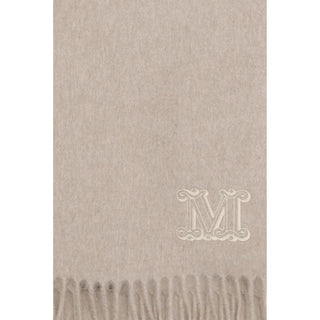Max Mara Beige Cashmere Scarf