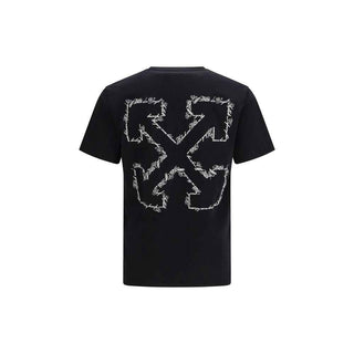 Off-White Black Cotton T-Shirt