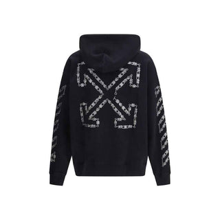 Off-White Black Cotton Sweatshirt