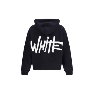 Off-White Black Cotton Sweatshirt