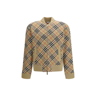 Burberry Beige Wool Bomber